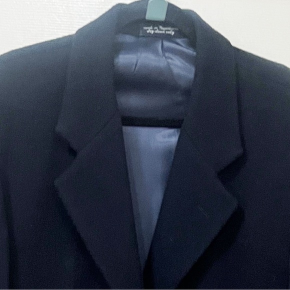 Andrew Fezza Cashmere Blend Italy Gray Winter Coat Men High Quality - Picture 5 of 9